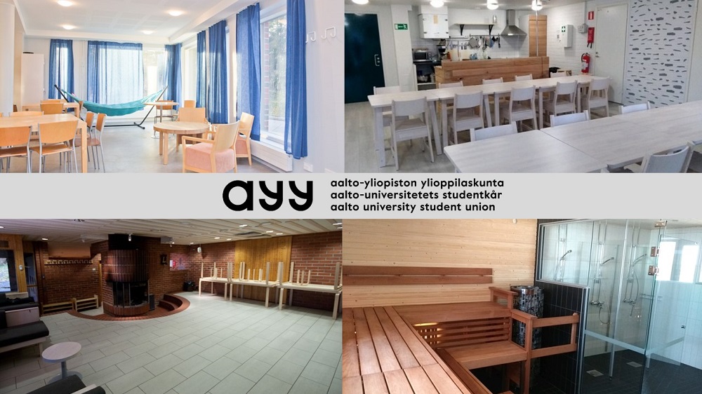 Kuvissa AYY:n tiloja